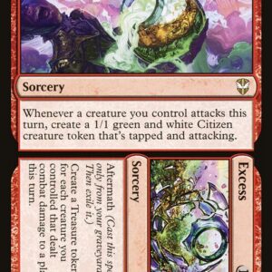 New Capenna Commander - 46 - Indulge // Excess - Rare - R - Non-foil (Front)