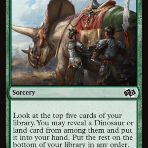 Foundations Jumpstart - 647 - Commune with Dinosaurs - Common - G - Non-foil (Front)