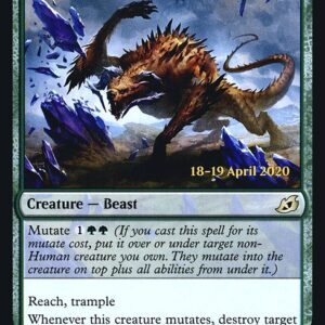 Ikoria: Lair of Behemoths Promos - 155s - Gemrazer - Rare - G - Foil - Datestamped Promo (Front)