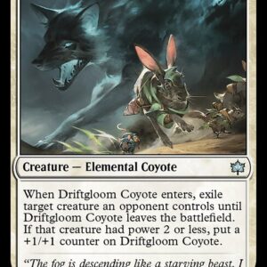 Bloomburrow - 11 - Driftgloom Coyote - Uncommon - W - Foil (Front)