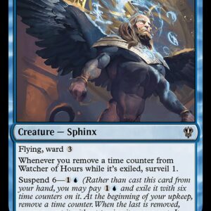 Murders at Karlov Manor Commander - 25 - Watcher of Hours - Rare - U - Non-foil (Front)