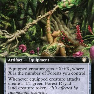 The Brothers' War Commander - 50 - Staff of Titania - Rare - C - Non-foil (Front)