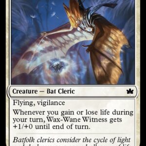 Bloomburrow - 39 - Wax-Wane Witness - Common - W - Foil (Front)