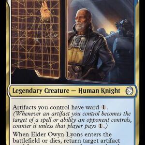 Fallout - 103 - Elder Owyn Lyons - Uncommon - WU - Non-foil (Front)