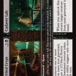 Duskmourn: House of Horror - 91 - Defiled Crypt // Cadaver Lab - Uncommon - B - Non-foil (Front)