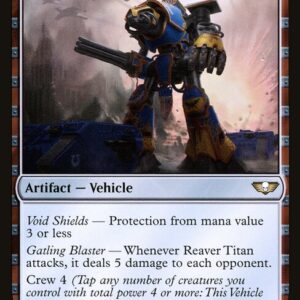Warhammer 40,000 Commander - 163 - Reaver Titan - Rare - C - Non-foil (Front)