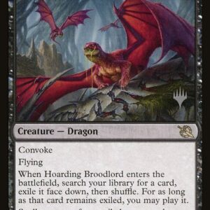 March of the Machine Promos - 110p - Hoarding Broodlord - Rare - B - Foil - Promo (Front)