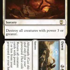 New Capenna Commander - 198 - Dusk // Dawn - Rare - W - Non-foil (Front)