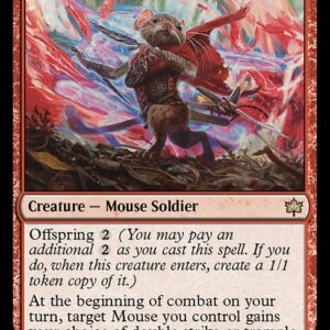 Bloomburrow - 143 - Manifold Mouse - Rare - R - Non-foil (Front)