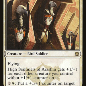 Khans of Tarkir - 13 - High Sentinels of Arashin - Rare - W - Non-foil (Front)