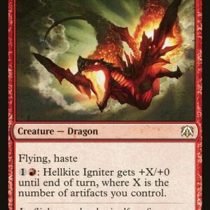 March of the Machine Commander - 284 - Hellkite Igniter - Rare - R - Non-foil (Front)