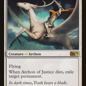 Magic 2012 - 6 - Archon of Justice - Rare - W - Non-foil (Front)
