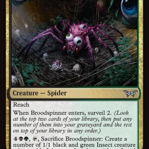 Duskmourn: House of Horror - 211 - Broodspinner - Uncommon - BG - Non-foil (Front)
