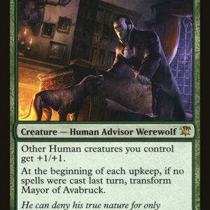 Innistrad - 193 - Mayor of Avabruck // Howlpack Alpha - Rare - C - Non-foil (Front)