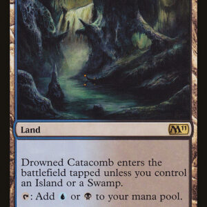 Magic 2011 - 224 - Drowned Catacomb - Rare - C - Non-foil (Front)