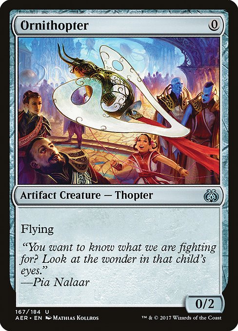 Aether Revolt - 167 - Ornithopter - Uncommon - C - Non-foil (Front)