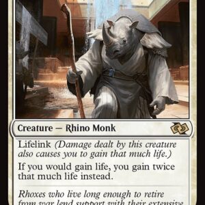 Foundations Jumpstart - 245 - Rhox Faithmender - Rare - W - Non-foil (Front)