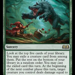 Wilds of Eldraine - 169 - Feral Encounter - Rare - G - Non-foil (Front)