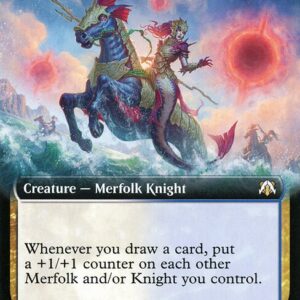 March of the Machine Commander - 130 - Vodalian Wave-Knight - Rare - WU - Non-foil (Front)