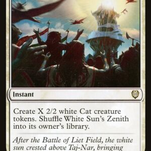 Phyrexia: All Will Be One Commander - 90 - White Sun's Zenith - Rare - W - Non-foil (Front)