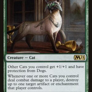 Core Set 2021 Promos - 180p - Feline Sovereign - Rare - G - Non-foil - Promo (Front)