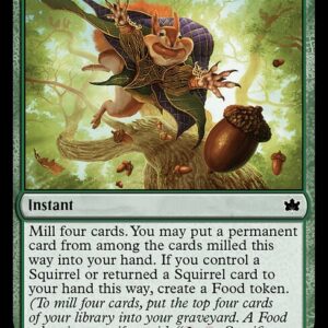 Bloomburrow - 167 - Cache Grab - Common - G - Foil (Front)