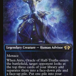 Multiverse Legends - 34 - Atris, Oracle of Half-Truths - Rare - UB - Foil (Front)