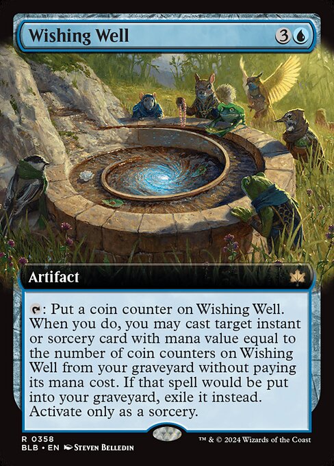 Bloomburrow - 358 - Wishing Well - Rare - U - Foil (Front)