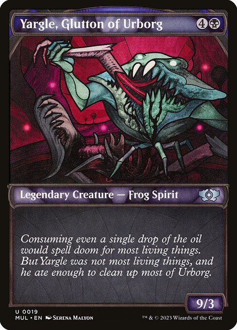 Multiverse Legends - 19 - Yargle, Glutton of Urborg - Uncommon - B - Foil (Front)