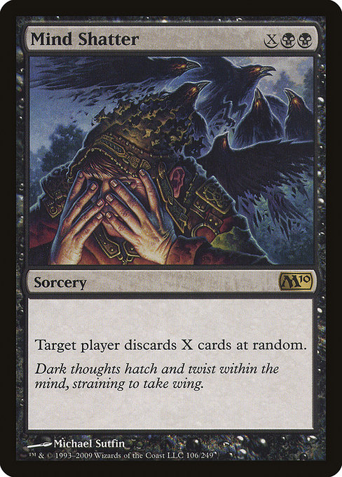 Magic 2010 - 106 - Mind Shatter - Rare - B - Foil (Front)