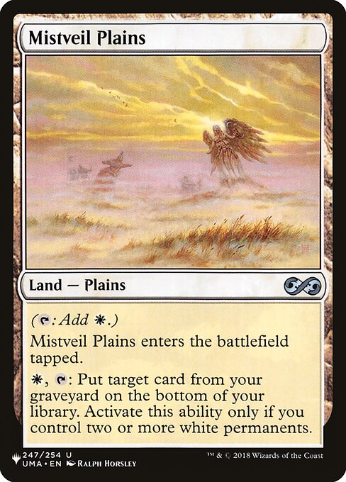 The List - UMA-247 - Mistveil Plains - Uncommon - C - Non-foil (Front)