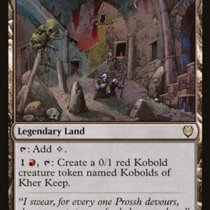 Phyrexia: All Will Be One Commander - 157 - Kher Keep - Rare - C - Non-foil (Front)