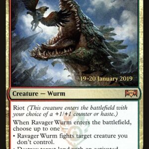 Ravnica Allegiance Promos - 200s - Ravager Wurm - Mythic - RG - Foil - Datestamped Promo (Front)