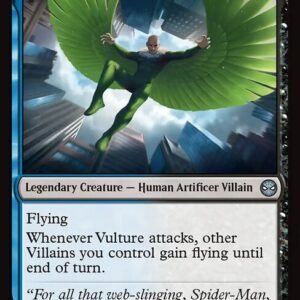 Marvel's Spider-Man - 158 - Vulture, Scheming Scavenger - Uncommon - UB - Non-foil (Front)