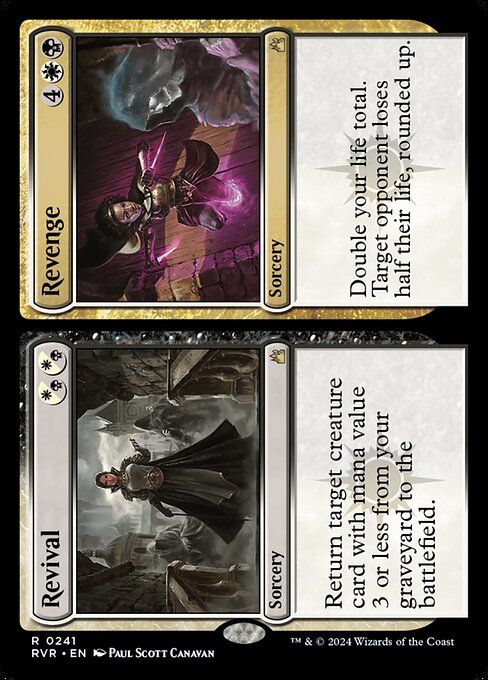 Ravnica Remastered - 241 - Revival // Revenge - Rare - WB - Foil (Front)
