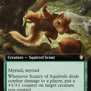 Bloomburrow Commander - 66 - Scurry of Squirrels - Rare - G - Non-foil (Front)