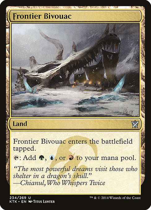 Khans of Tarkir - 234 - Frontier Bivouac - Uncommon - C - Non-foil (Front)