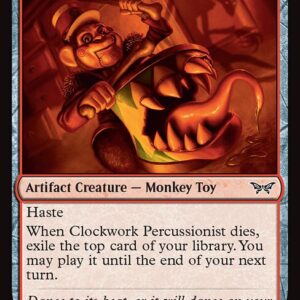 Duskmourn: House of Horror - 295 - Clockwork Percussionist - Common - R - Non-foil (Front)