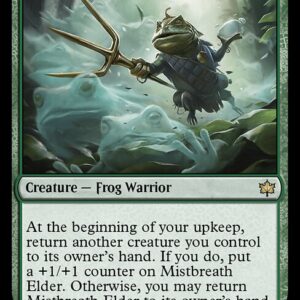 Bloomburrow - 184 - Mistbreath Elder - Rare - G - Foil (Front)