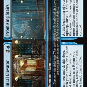Duskmourn: House of Horror - 44 - Central Elevator // Promising Stairs - Rare - U - Non-foil (Front)