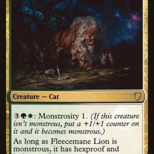 Commander 2017 - 172 - Fleecemane Lion - Rare - WG - Non-foil (Front)