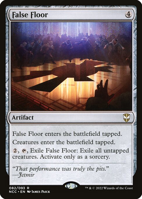 New Capenna Commander - 82 - False Floor - Rare - C - Non-foil (Front)
