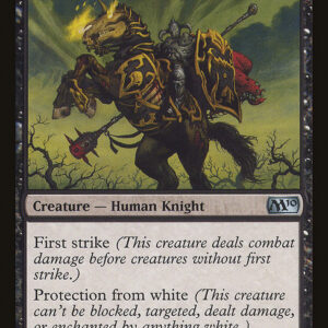 Magic 2010 - 85 - Black Knight - Uncommon - B - Non-foil (Front)