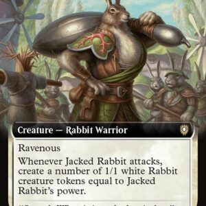 Bloomburrow Commander - 45 - Jacked Rabbit - Rare - W - Non-foil (Front)