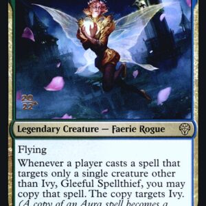Dominaria United Promos - 201s - Ivy, Gleeful Spellthief - Rare - UG - Foil - Datestamped Promo (Front)