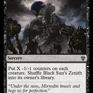 Murders at Karlov Manor Commander - 126 - Black Sun's Zenith - Rare - B - Non-foil (Front)