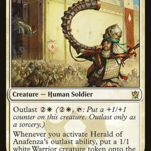 Khans of Tarkir - 12 - Herald of Anafenza - Rare - W - Non-foil (Front)