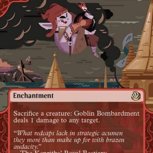 Wilds of Eldraine: Enchanting Tales - 43 - Goblin Bombardment - Rare - R - Non-foil (Front)