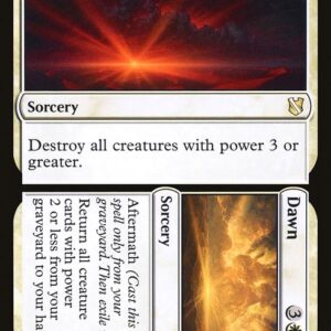 Commander 2019 - 63 - Dusk // Dawn - Rare - W - Non-foil (Front)