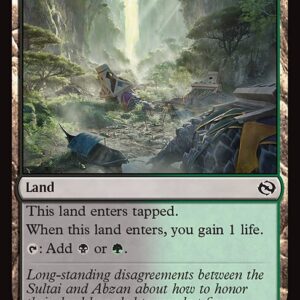 Tarkir: Dragonstorm - 258 - Jungle Hollow - Common - C - Non-foil (Front)